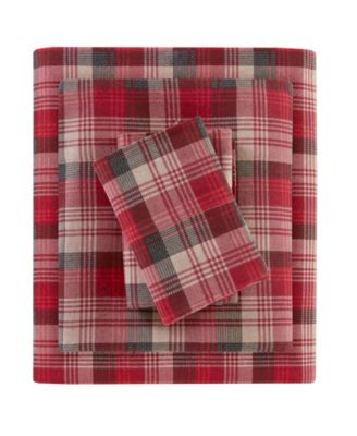 Printed Cotton Flannel 3-Pc. Sheet Set, Twin