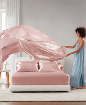 Satin Luxury 4-Pc. Sheet Set, Twin