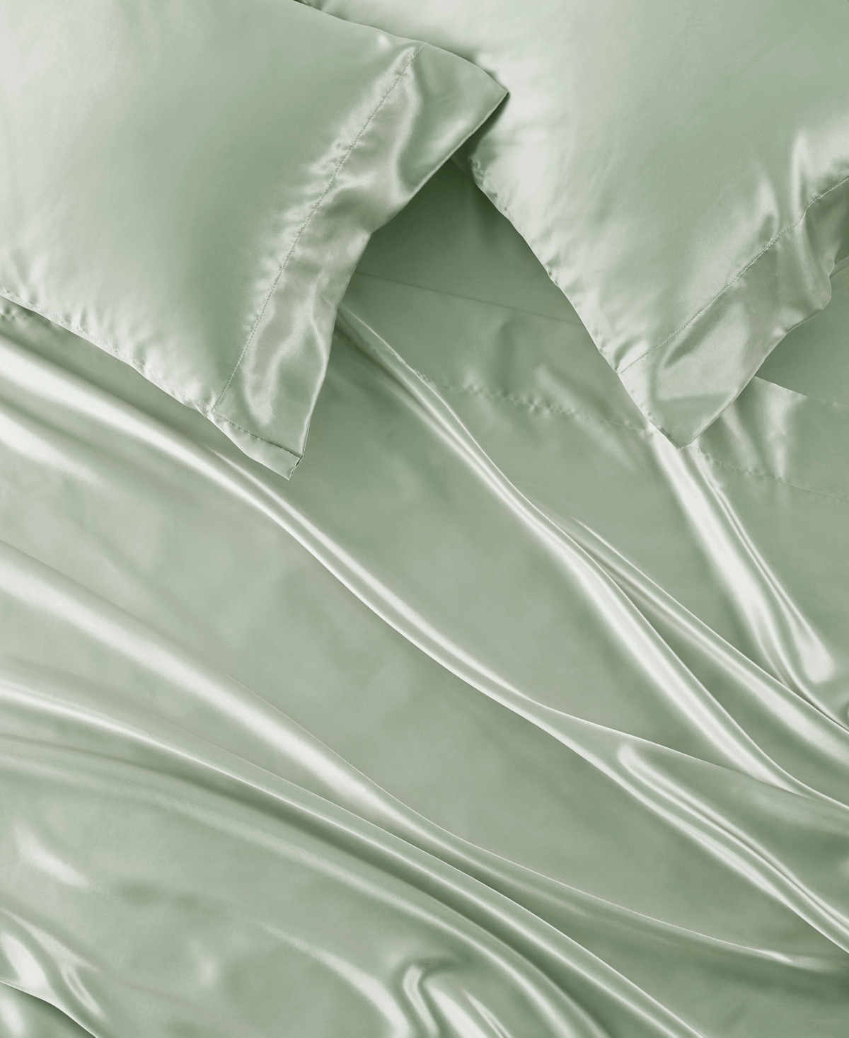 Madison Park Essentials Satin 6-pc. Sheet Set, King In Sage