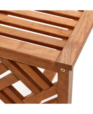 Carmel Solid Wood Outdoor Dining Bench