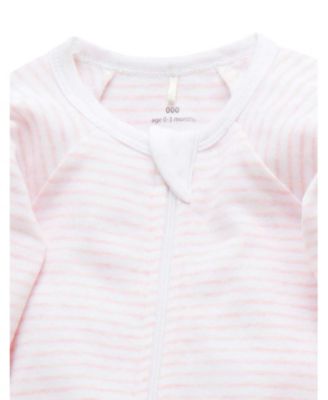 Baby Girls 2 Pack Zip Coverall