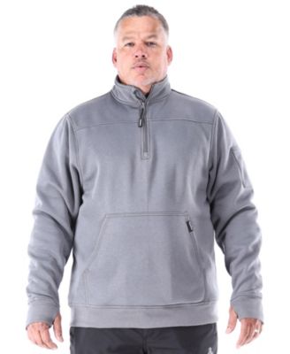 Men's Quarter-Zip Sweatshirt - Insulated Work Pullover with Thermal Comfort