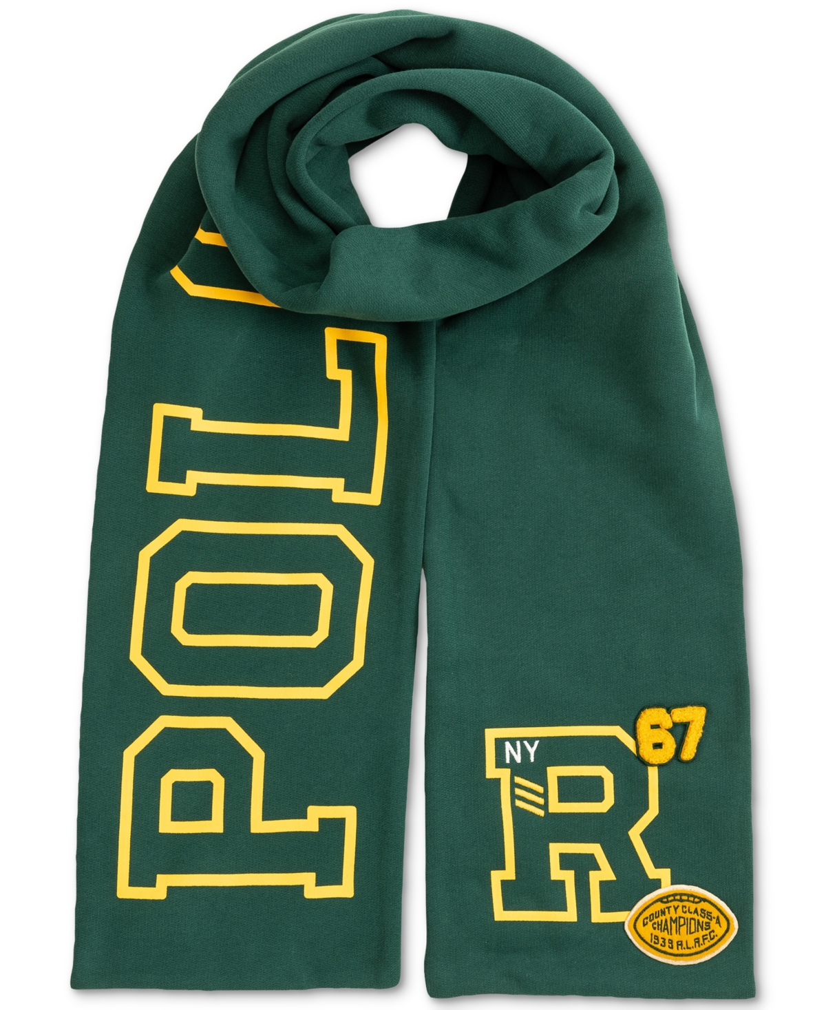 Polo Ralph Lauren Men's Letterman Scarf In Vintage Pi