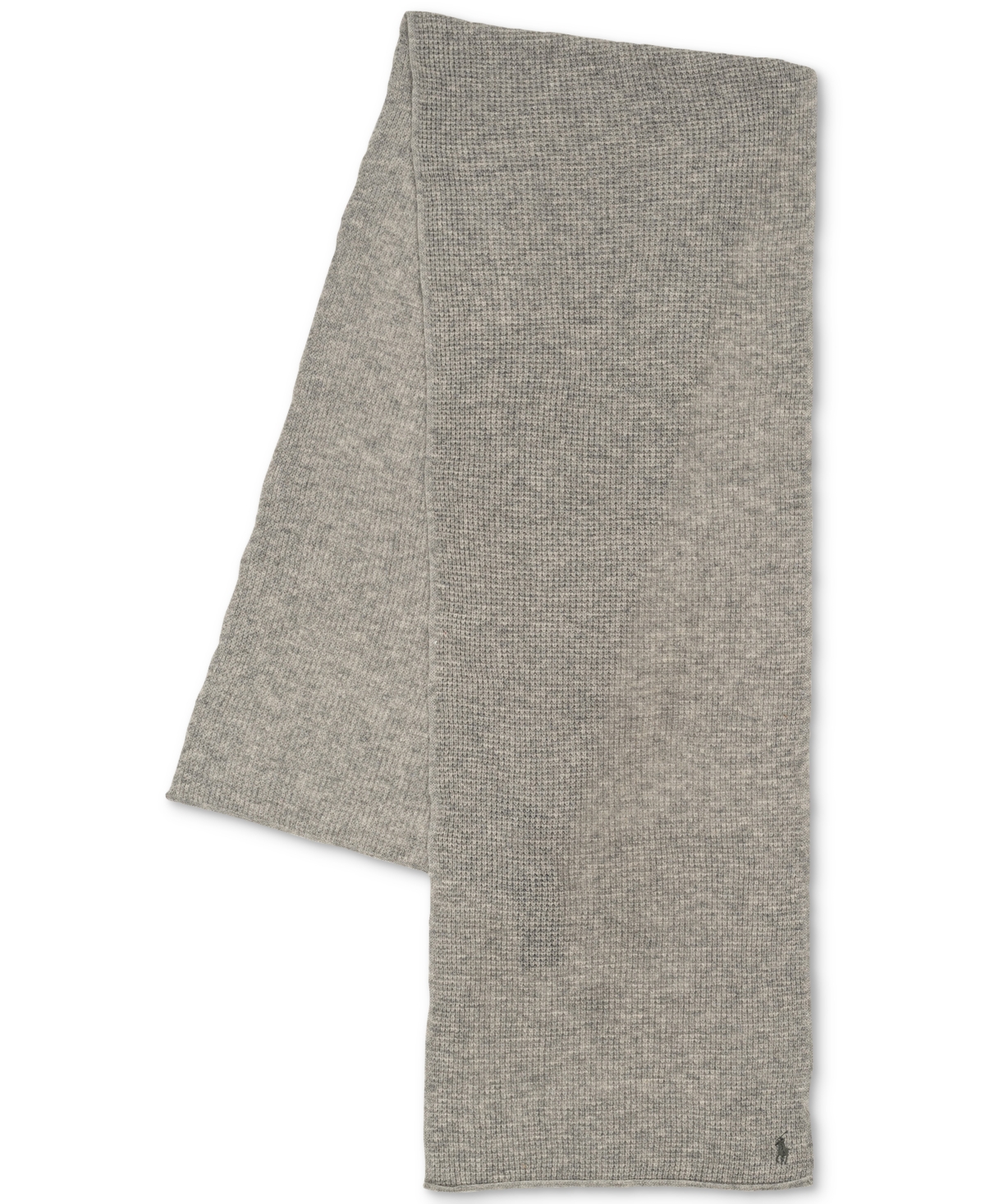 Polo Ralph Lauren Men's Thermal Travel Scarf In Fawn Grey