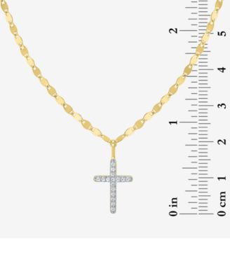Diamond Pendant Necklace (1/10 ct. t.w.) in Sterling Silver or 14k Gold-Plated Sterling Silver