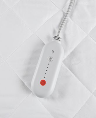 Sharper Image Embossed Microfiber Heated Mattress Pad, Twin