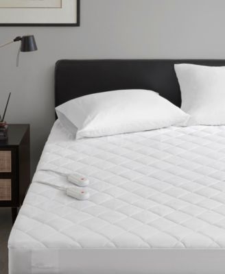 Embossed Microfiber Heated Mattress Pad, Twin XL