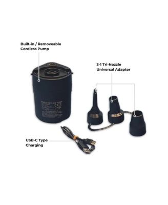 Nature Nest Portable Blow Up Queen Air Mattress with Built-In / Detachable Pump