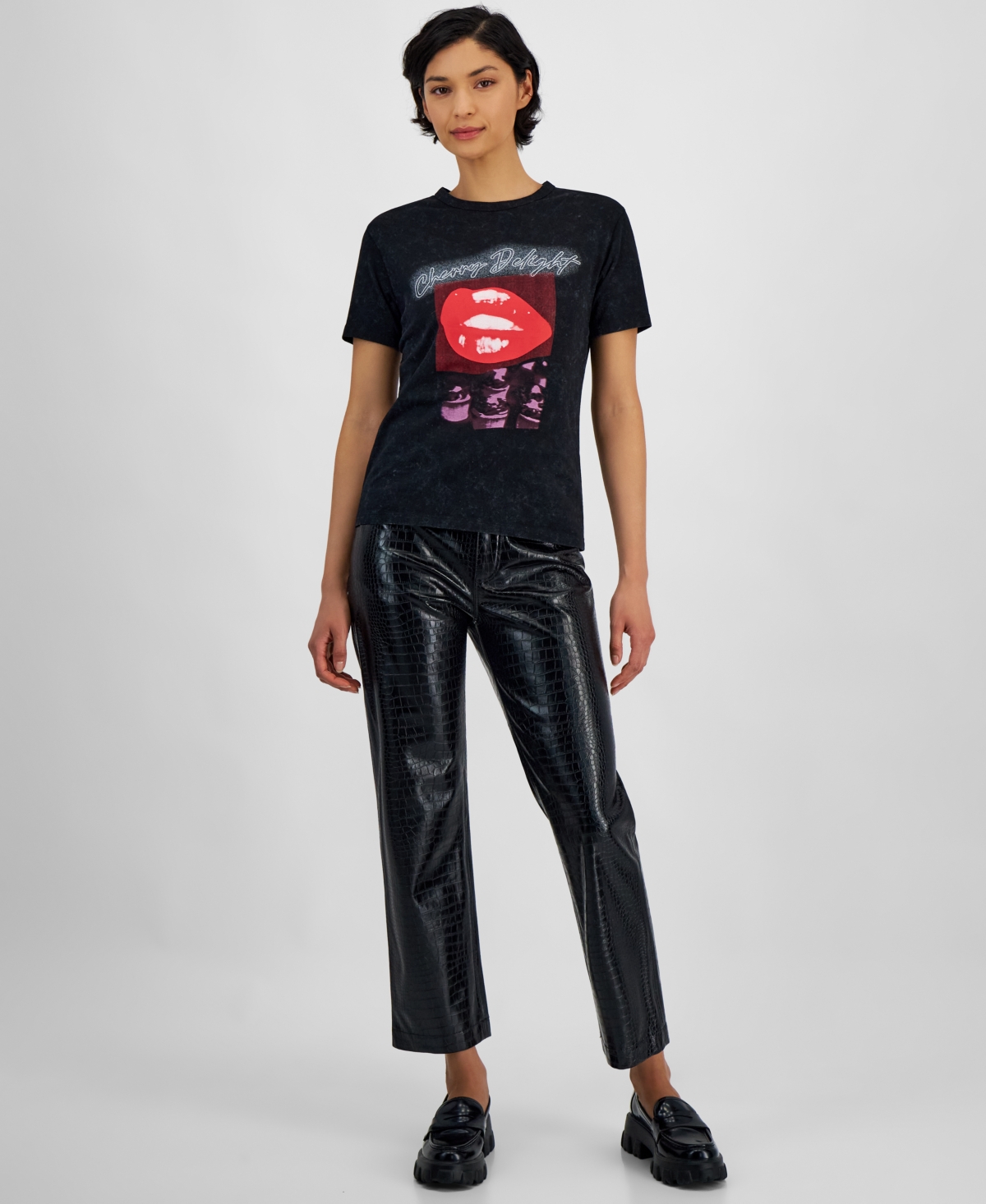 Hugo Women's Cotton Cherry Delight Graphic T-Shirt