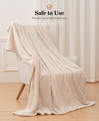 Heated Flannel Blanket, Twin