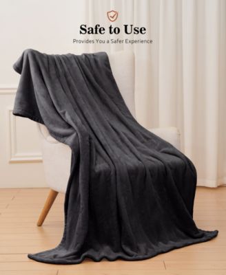 Heated Flannel Blanket, Twin