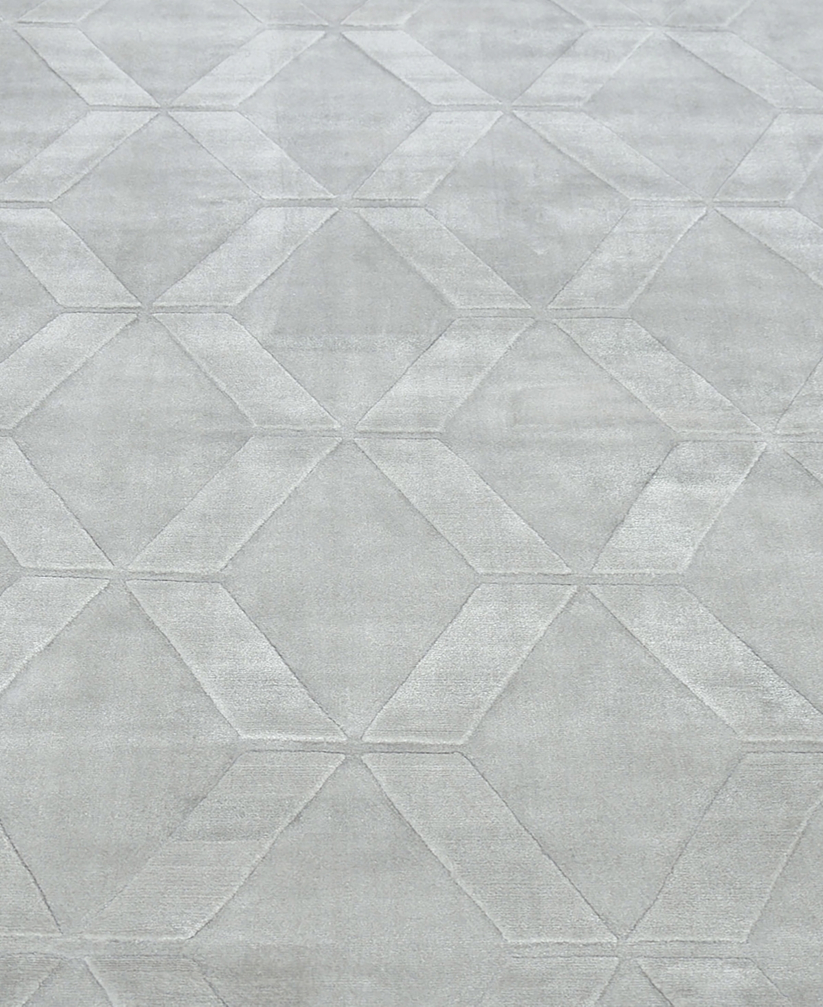 Exquisite Rugs Brunello Hand-loomed Light Silver Rug, 8' X 10' In Silver