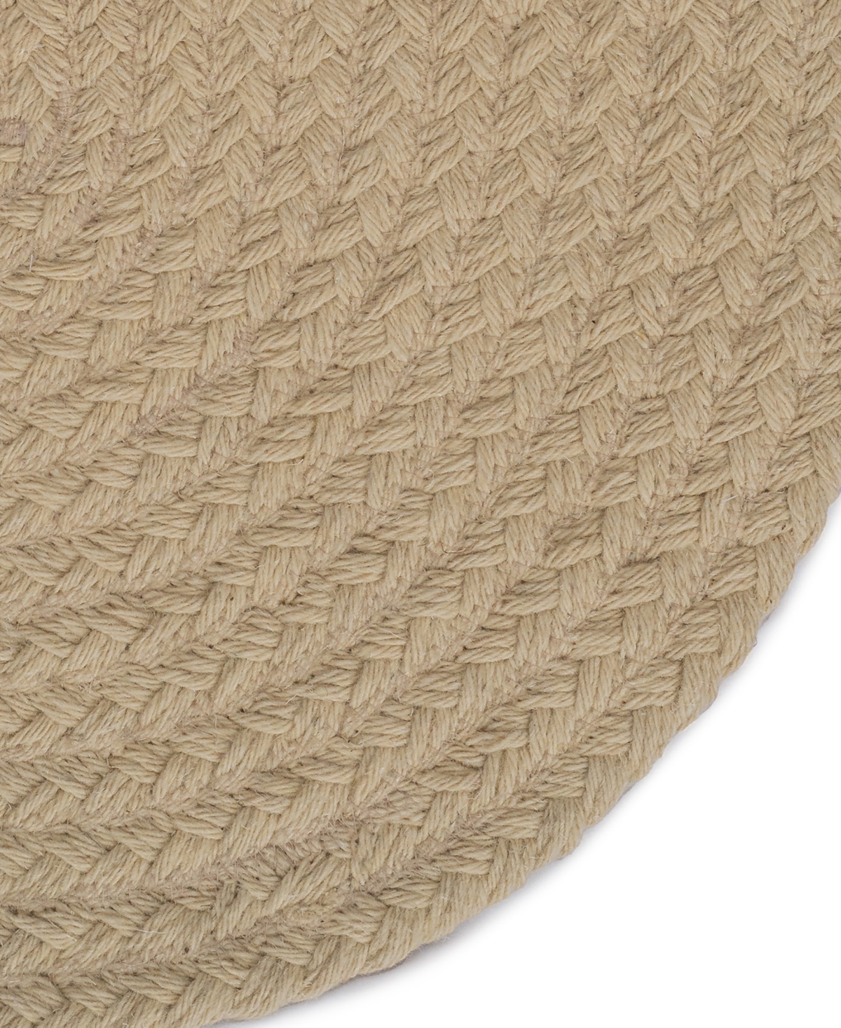 Capel Naturelle 0379 2'x8' Oval Runner Area Rug In Tan,beige