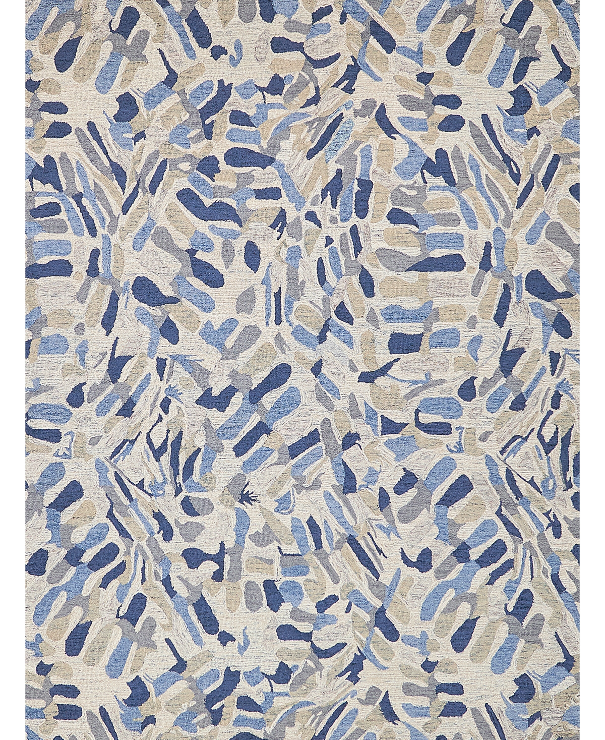 Exquisite Rugs Botanica 6810 Area Rug, 5' X 8' In Navy,ivory
