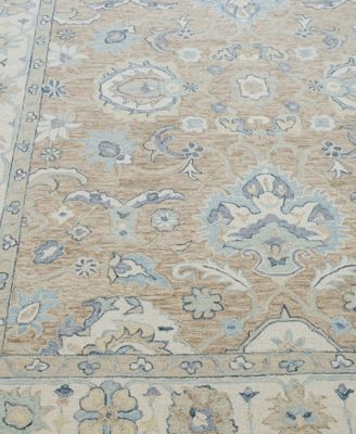 Exquisite Rugs Claremont Oushak 6795 Rug Collection In Tan,ivory