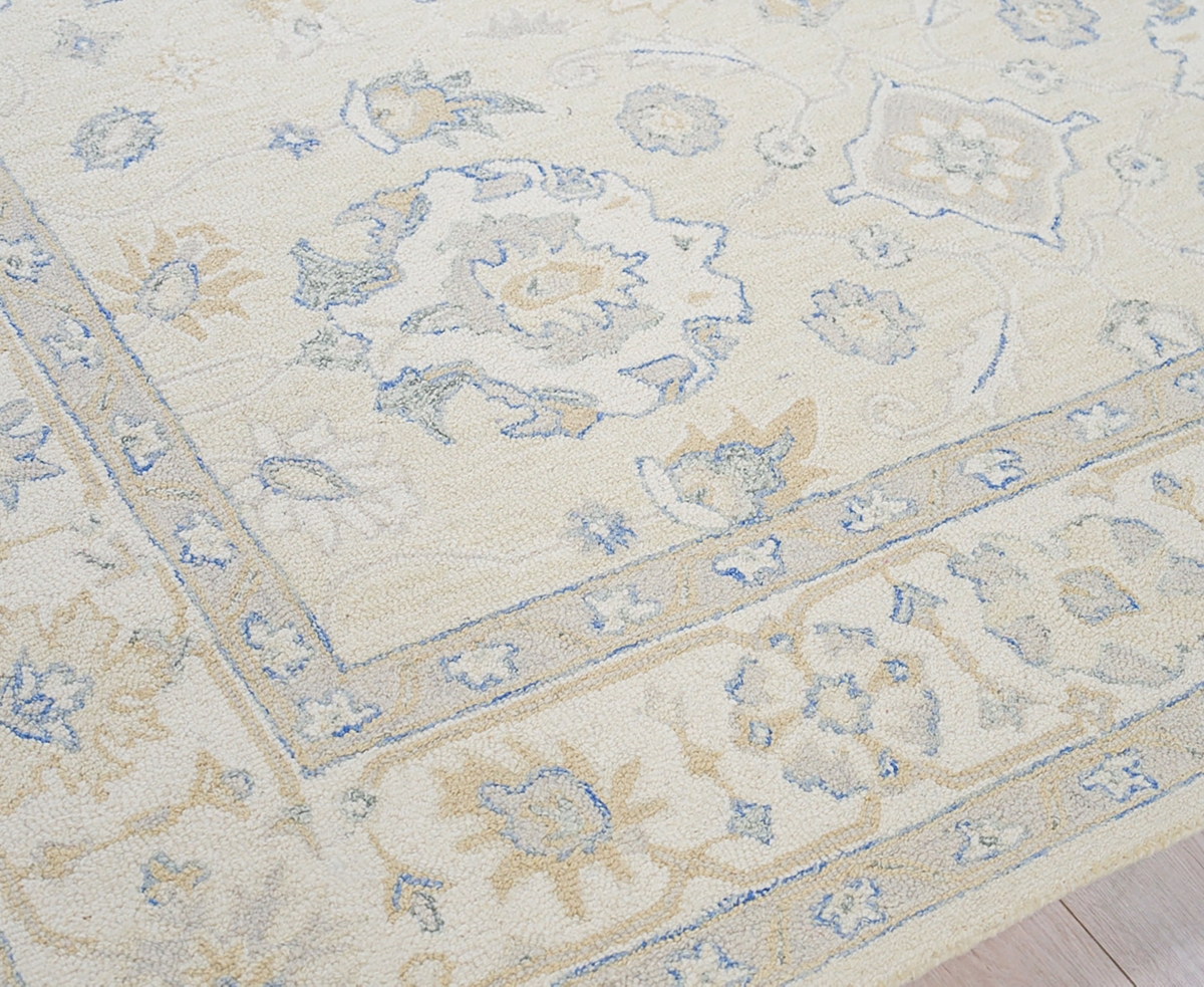 Exquisite Rugs Marietta Oushak 6822 6'x9' Area Rug In Ivory
