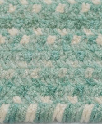 Bambini 0377 2'x8' Oval Runner Area Rug