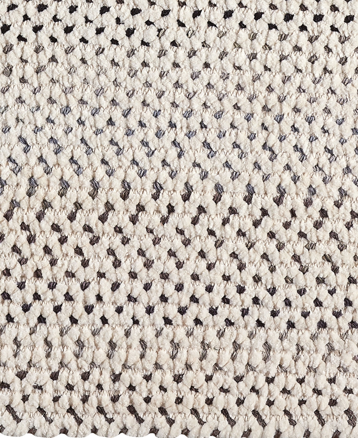 Capel Dramatic Static 0027 2'3"x9' Runner Area Rug In Ivory,onyx