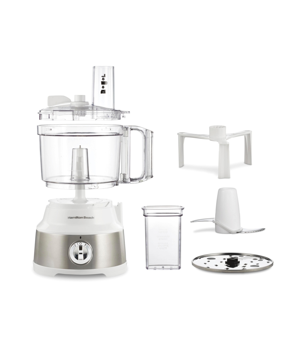 Hamilton Beach 10 Cup Bowl Scraper Food Processor In White