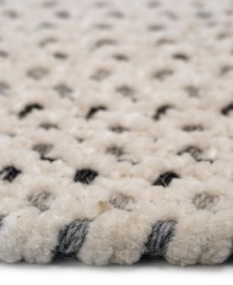 Dramatic Static 0027 2'x8' Oval Runner Area Rug