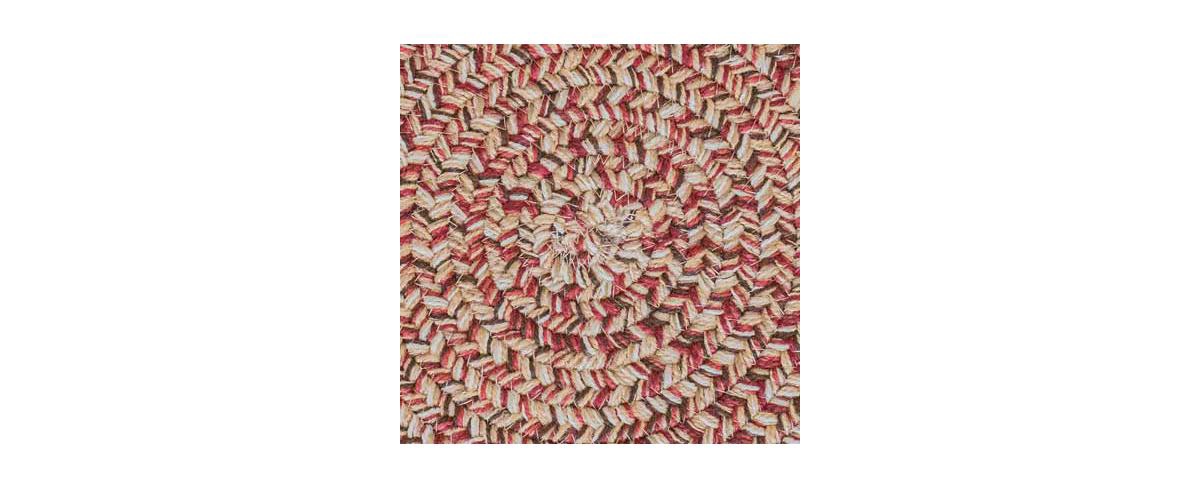 Capel Stockton 0224 5'6"x5'6" Round Area Rug In Red