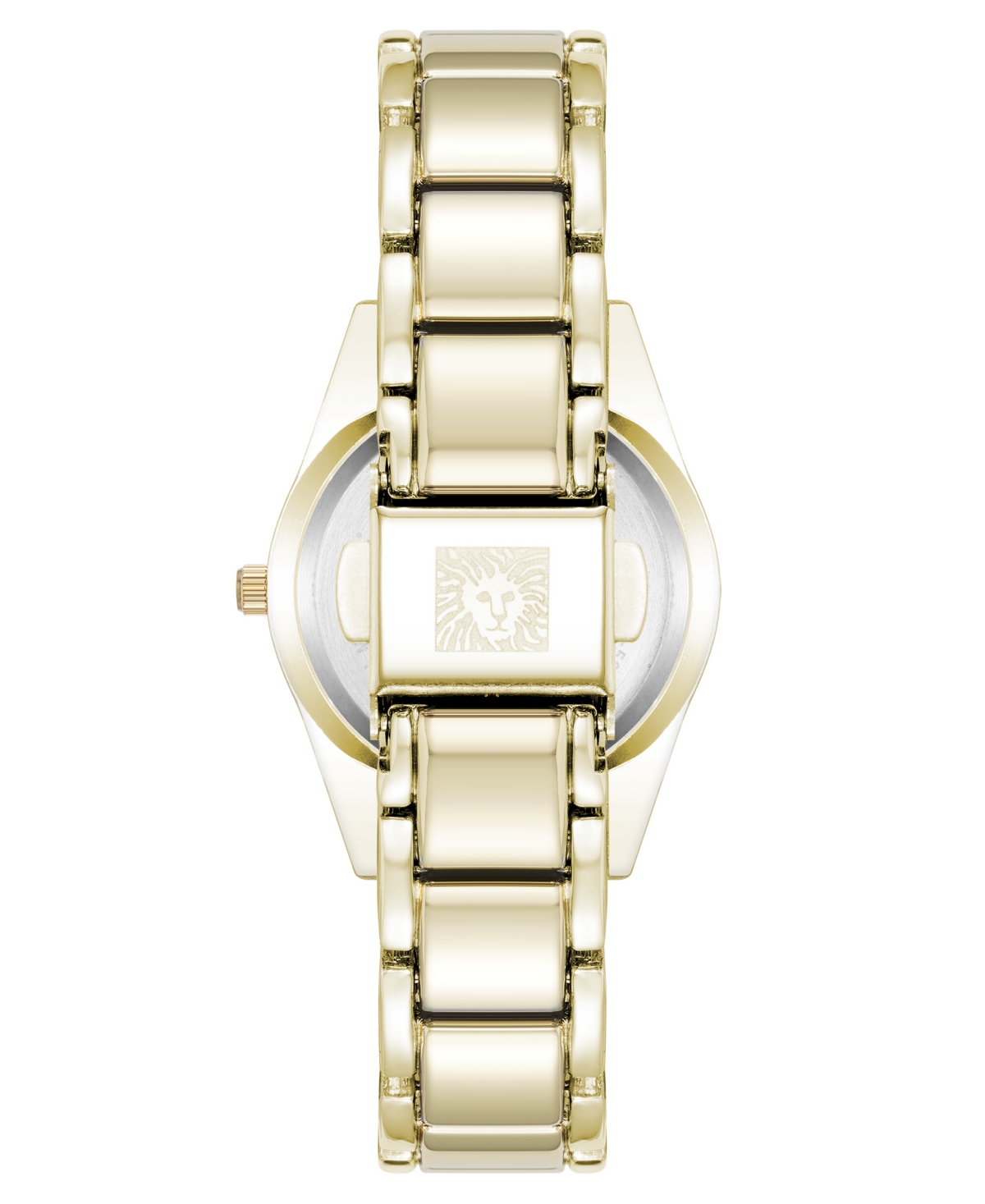 Anne Klein Women's Quartz Bold Coin Edge Bezel Gold-tone Alloy Metal Watch, 32mm In Gold-tone