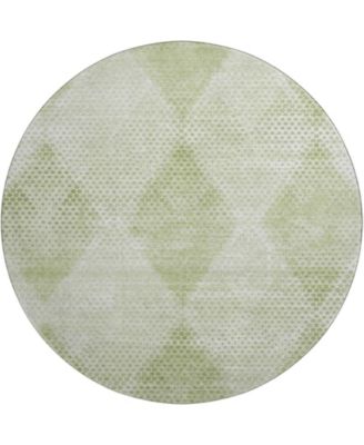 Trevi Washable TV4 8'x8' Round Area Rug