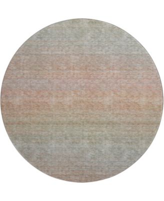 Trevi Washable TV11 8'x8' Round Area Rug