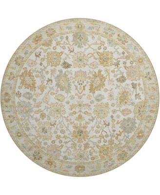 Hatay Washable HY2 8'x8' Round Area Rug