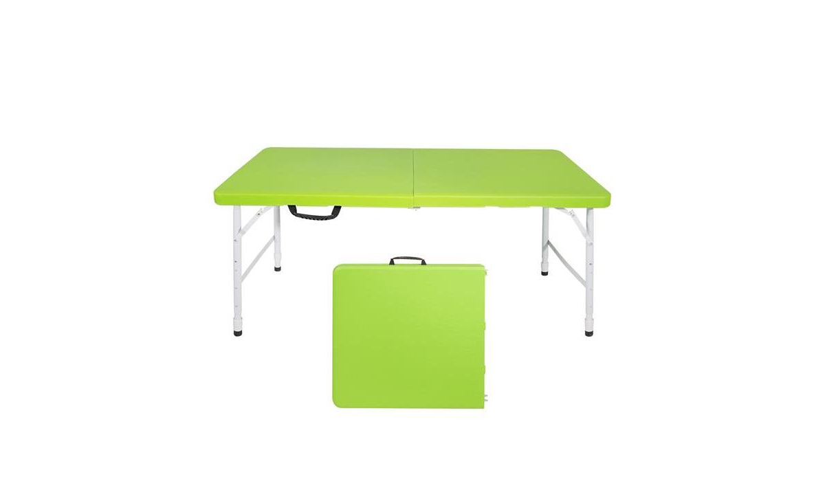 Slickblue 4ft Portable Folding Table for Indoor and Outdoor Use, Lightweight and Easy to Store