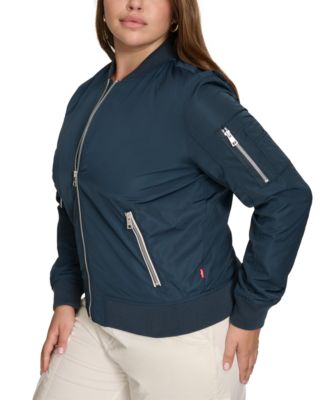 Trendy Plus Size Melanie Bomber Jacket