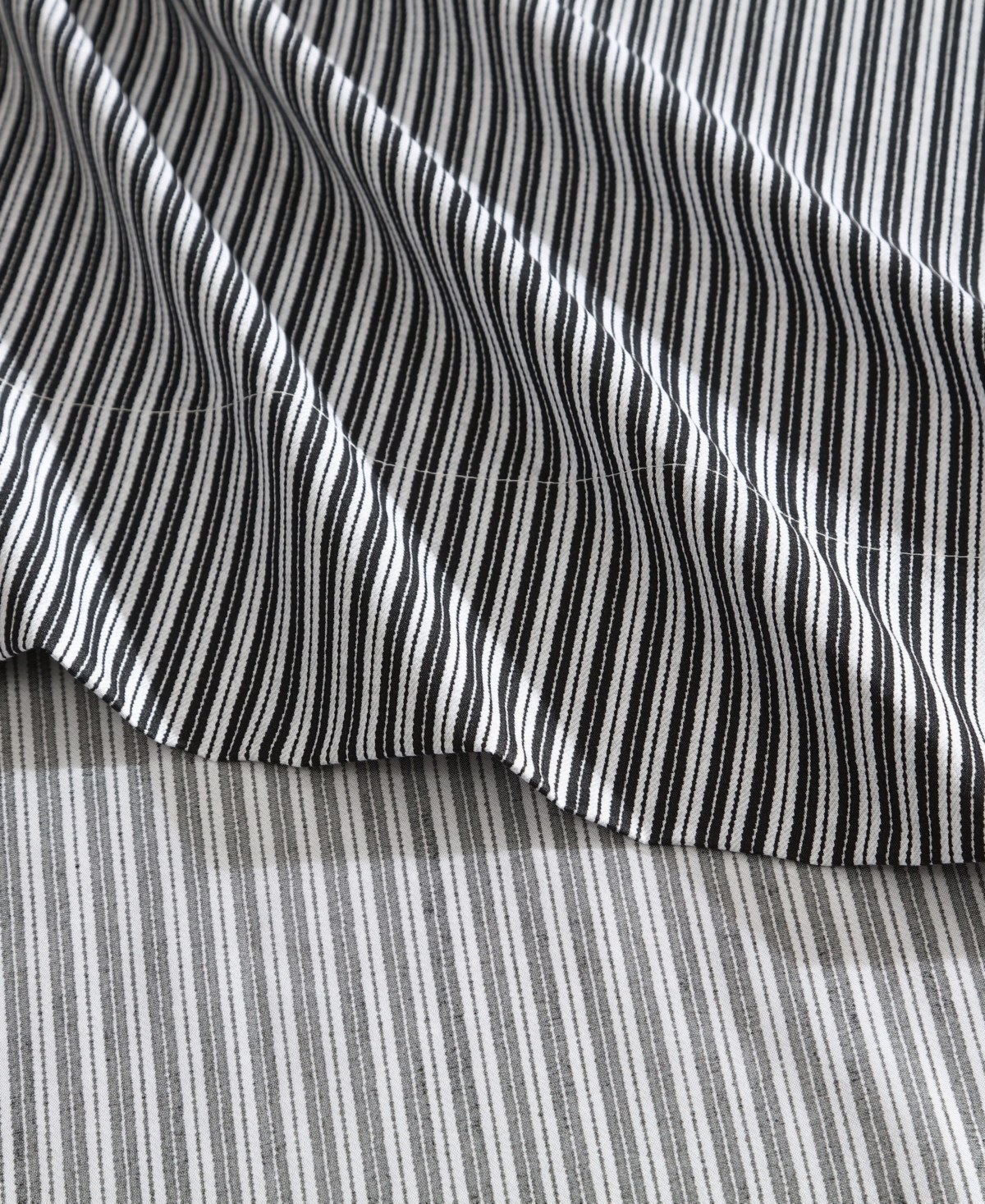 Kenneth Cole New York Microfiber 4 Piece Sheet Set, Twin In Twill Stripe