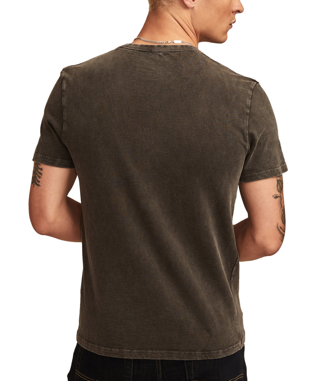 Lucky Brand Cole Hauser Burn The Road Map Graphic Tee