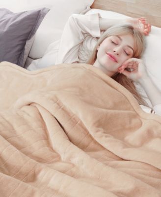 Heated Flannel Blanket, King