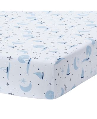 Little Skipper 3-Piece Sailboat Nautical Nursery Crib Bedding Set