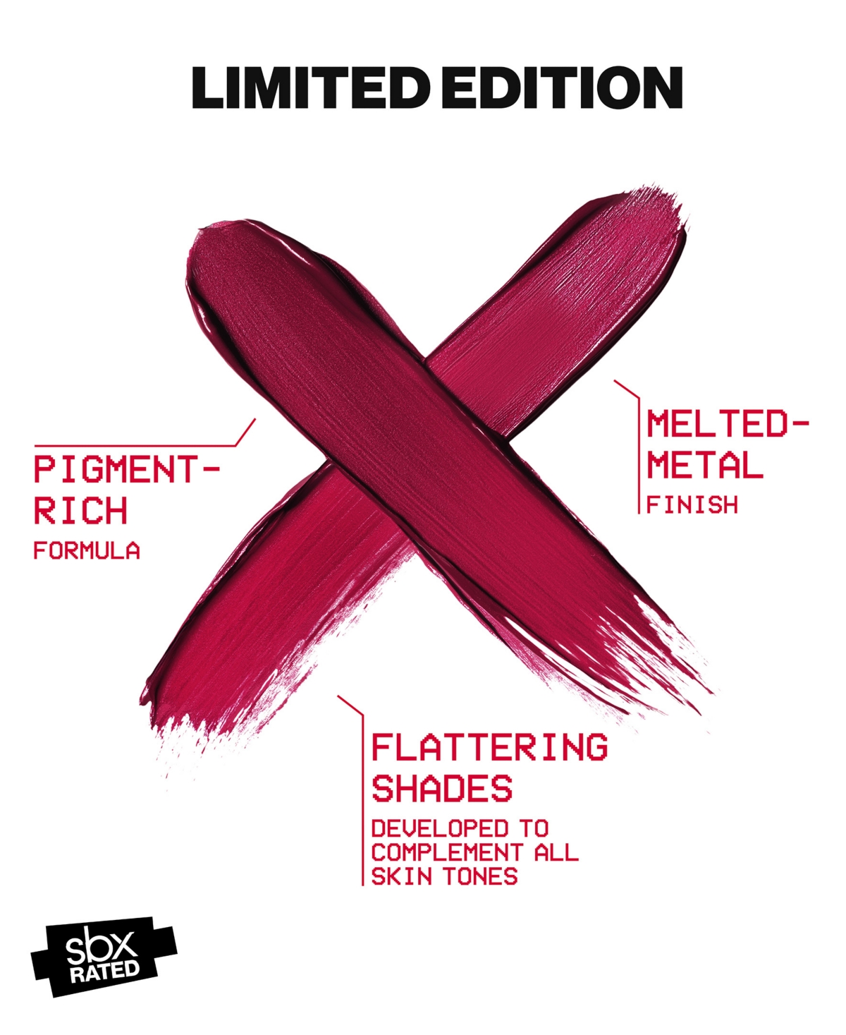 SMASHBOX LIMITED-EDITION FLASH FX METALLIC LIPSTICK 
