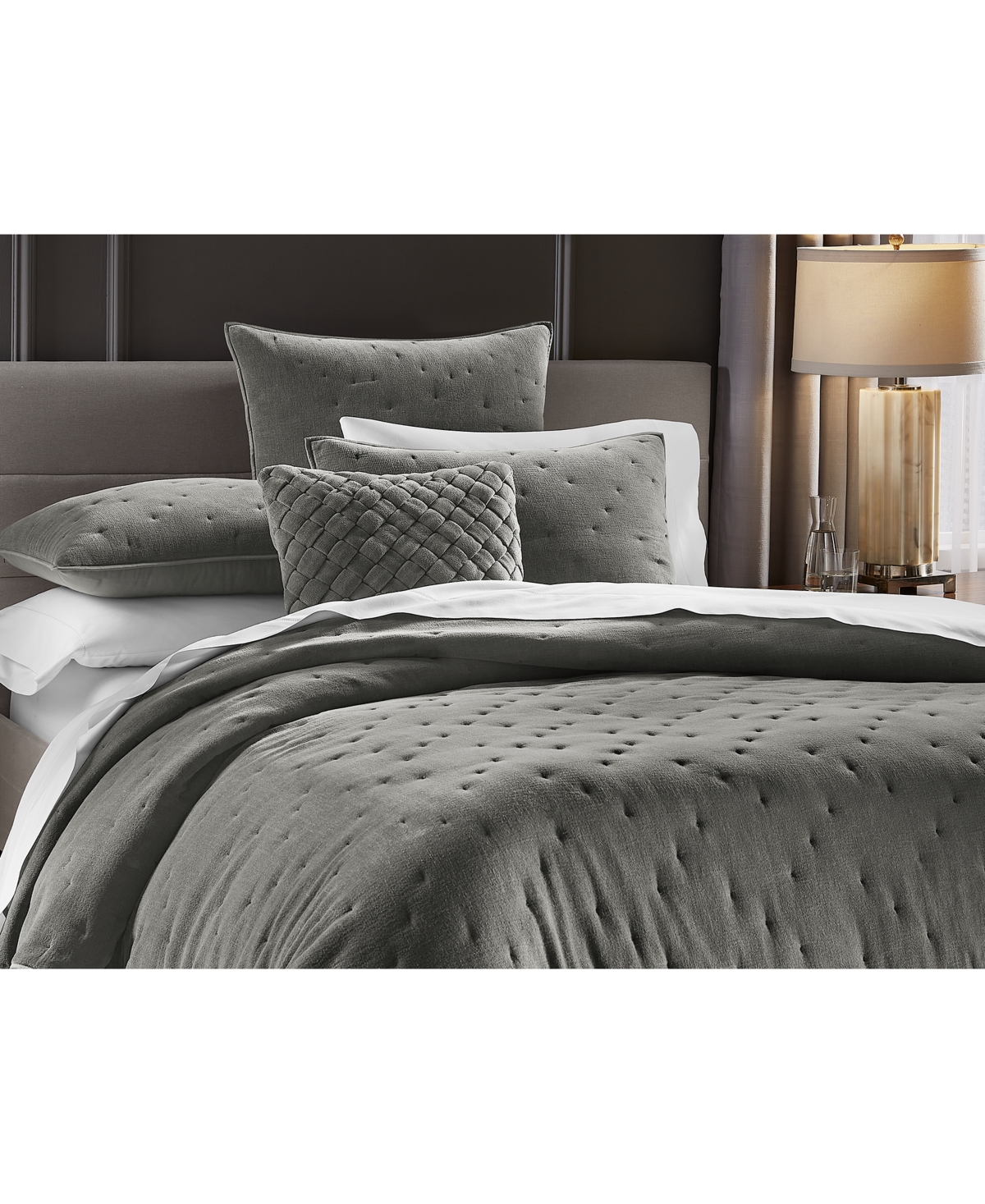 Hotel Collection Chenille Pillow, 18