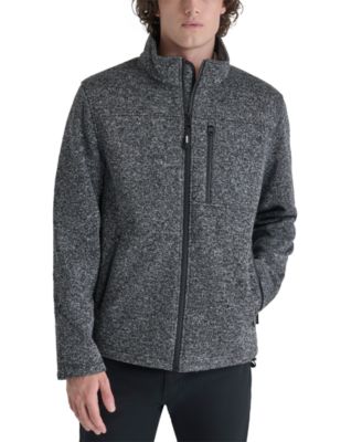 Men's Sweater-Knit Fleece Jacket 