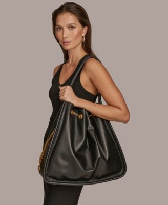 Plainview Chain Drawstring Tote Bag