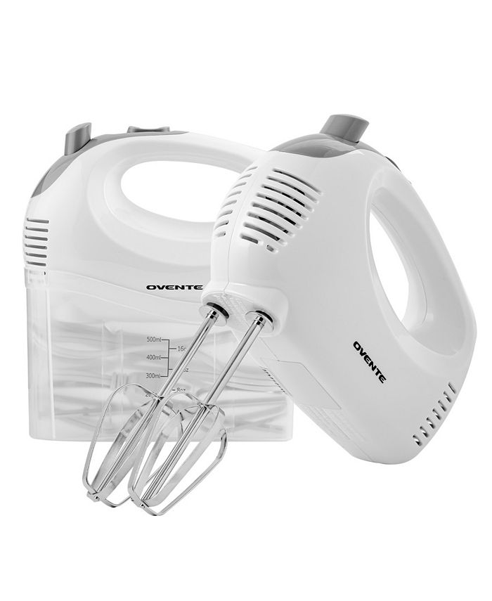 OVENTE 5-Speed Ultra Power Hand Mixer with Free Storage Case HM151W - White - No Size
