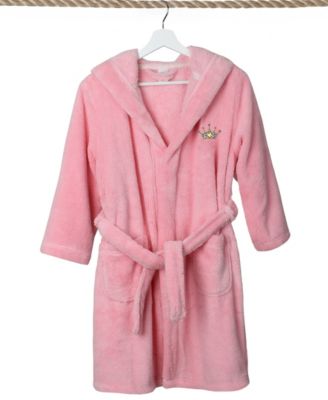 Kids Cheetah Crown Super Plush Double Brushed Hooded Bathrobe
