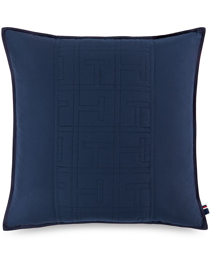 Tommy Hilfiger CLOSEOUT! Academy Navy 20" Square Decorative Pillow Macy's