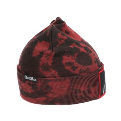 Men's Scream Horror Movie Character Embroidered Patch Beanie Hat for Men