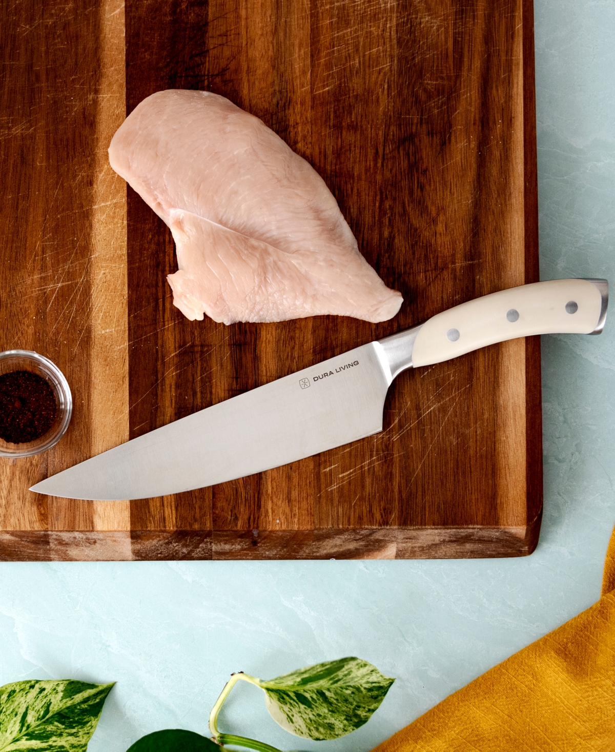 Dura Living 3-piece Starter Knife Set In Cream