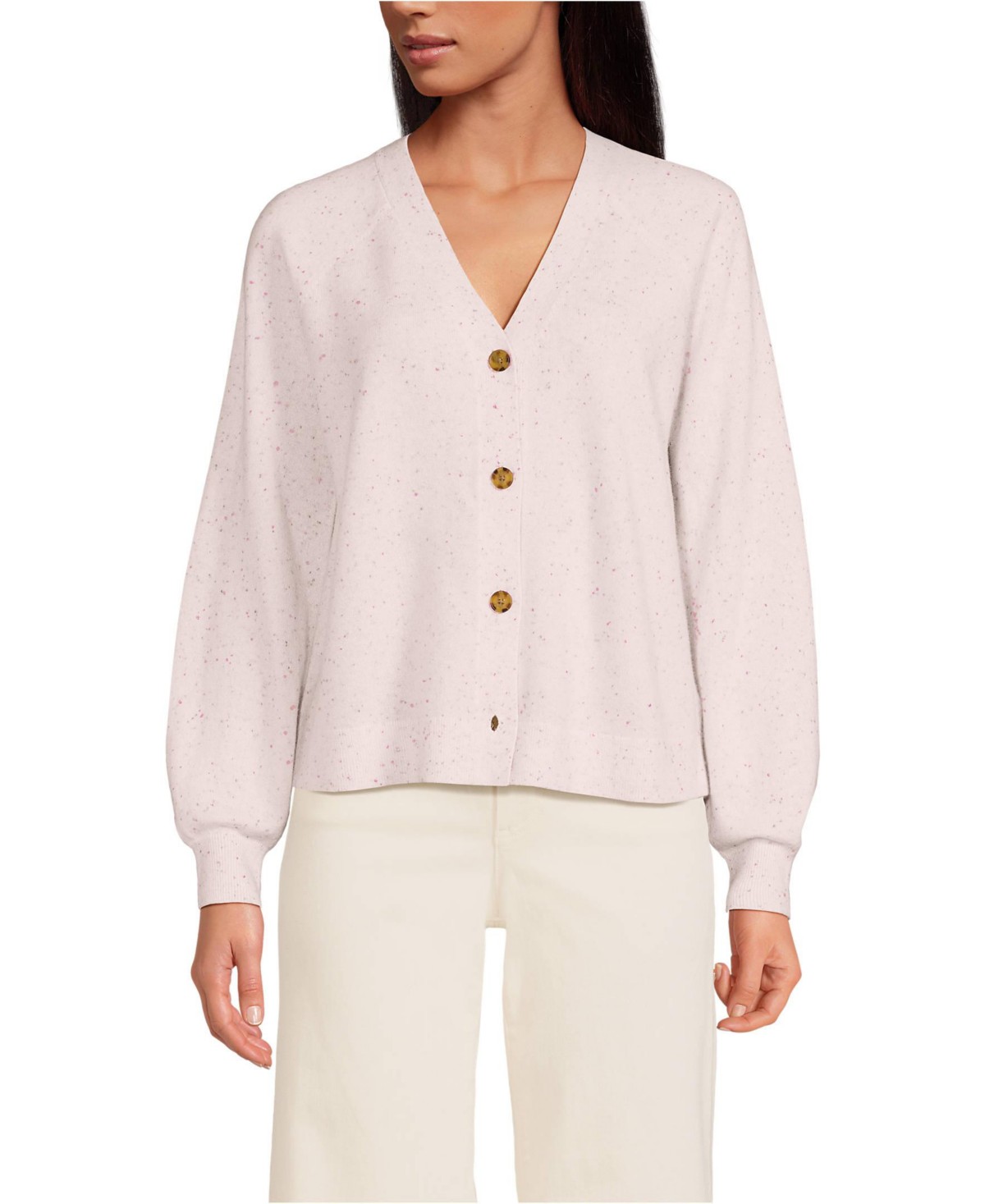 Женские Lands' End Women's Cashmere Cardigan — фото 1