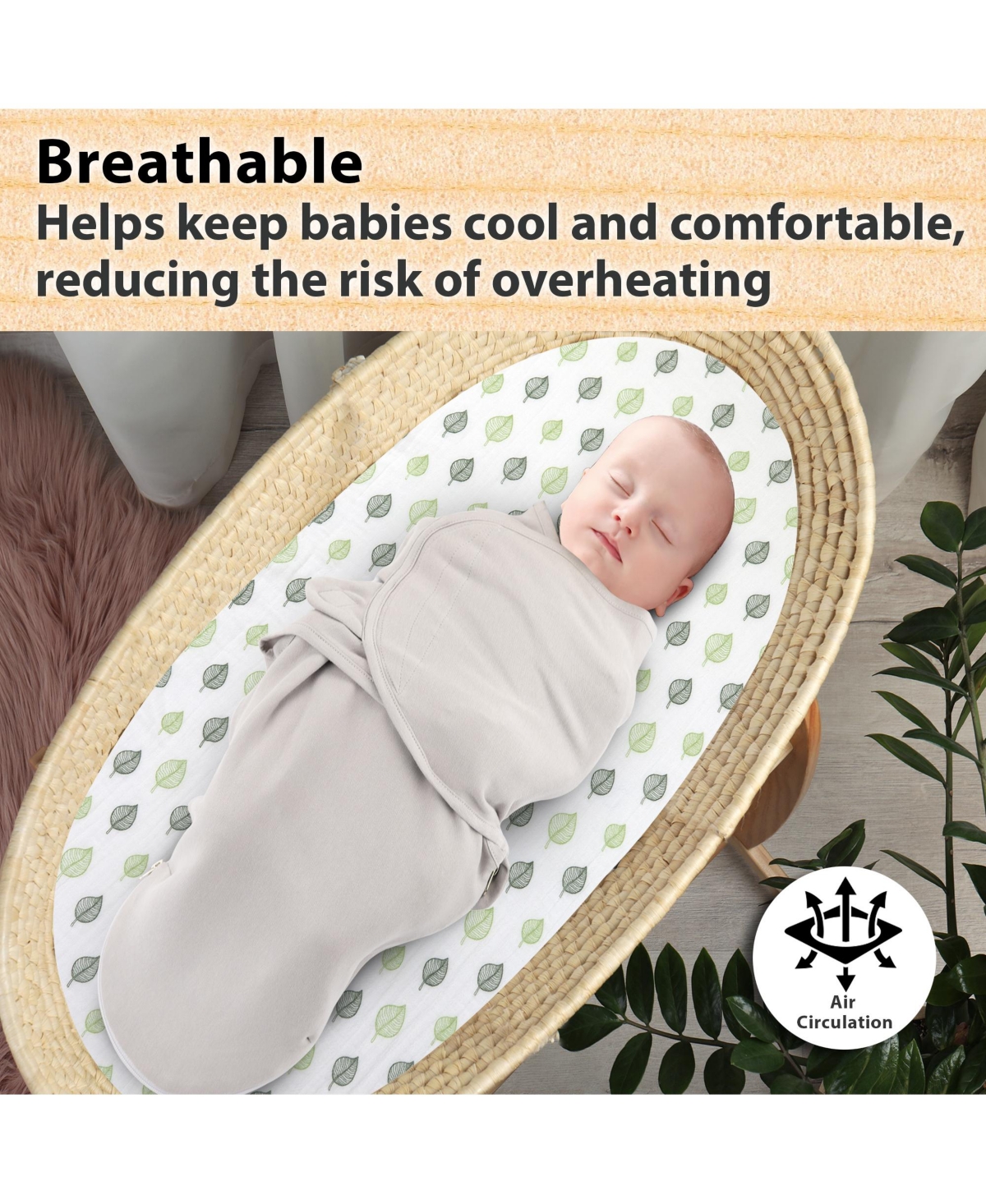 Bublo Baby Baby Bassinet Sheet Set for Boy and Girl, 3 Pack 100% Muslin Cotton, Universal Fitted for Oval, Hourglass & Rectangle Bassinet Mattress, Fi