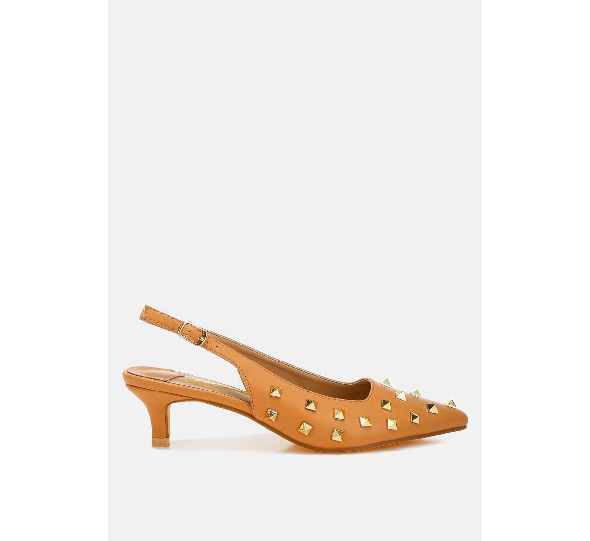 London Rag Hegron Stud Embellished Kitten Heels