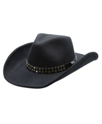 Mcgraw Ultra Felt Studded Band Western Drifter Hat