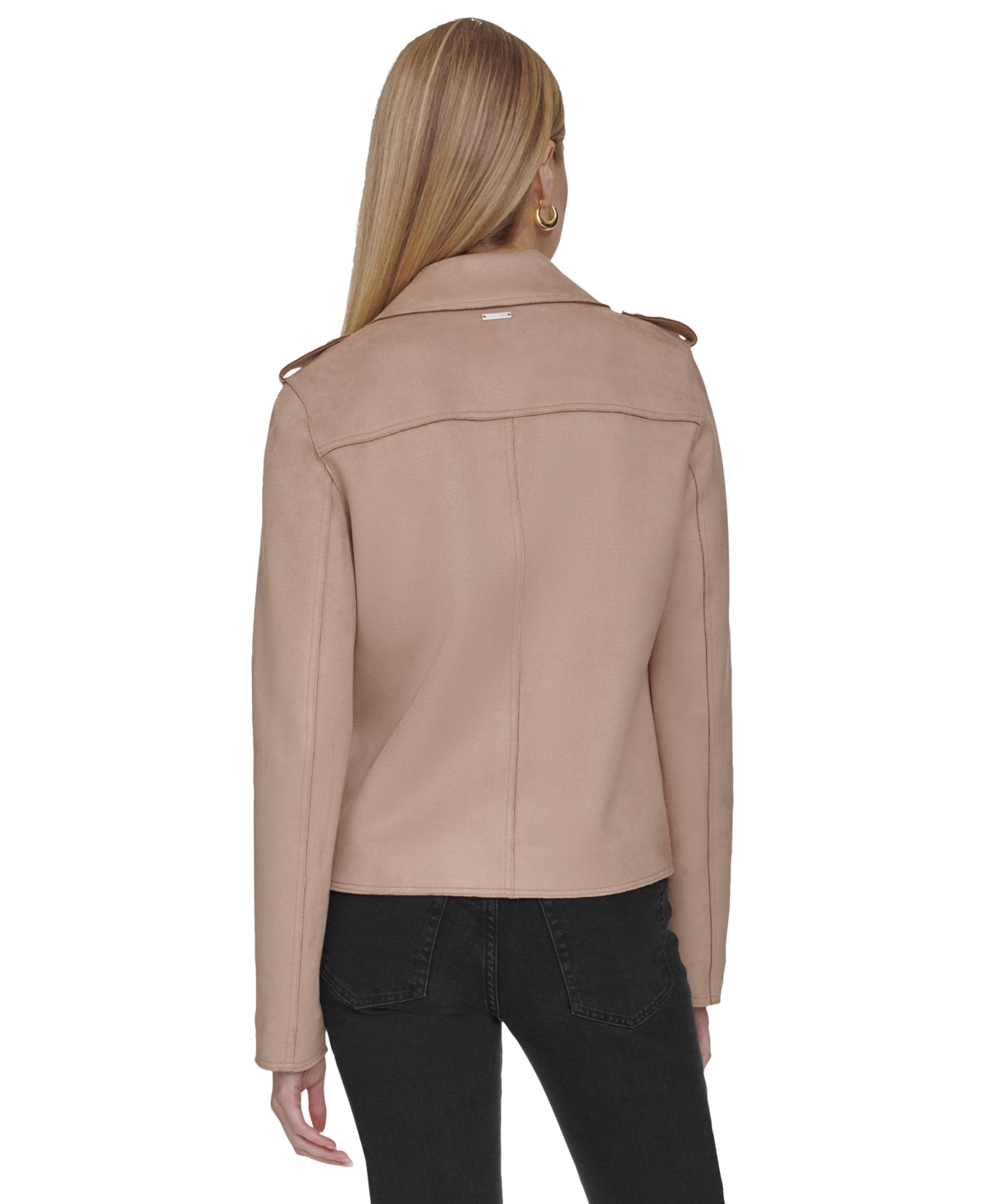 Marc New York Faux Suede Moto Jacket Smart Closet