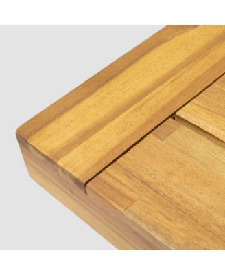 Streamdale Acacia Wood Dining Bench Outdoor Style And Durability